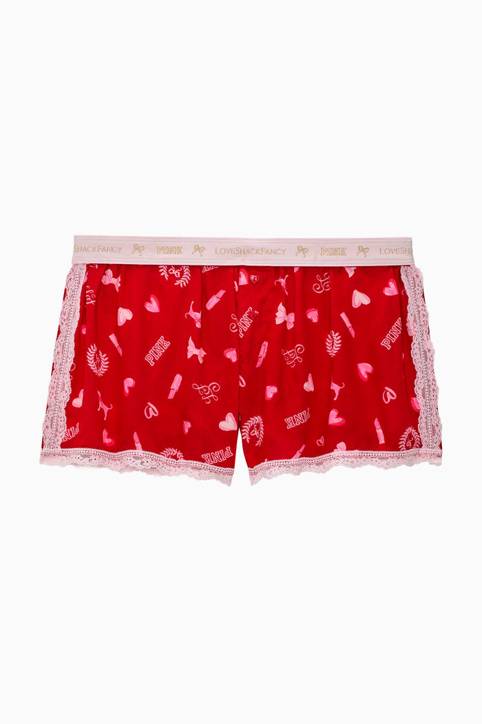 PINK x LoveShackFancy Boxy Shorts