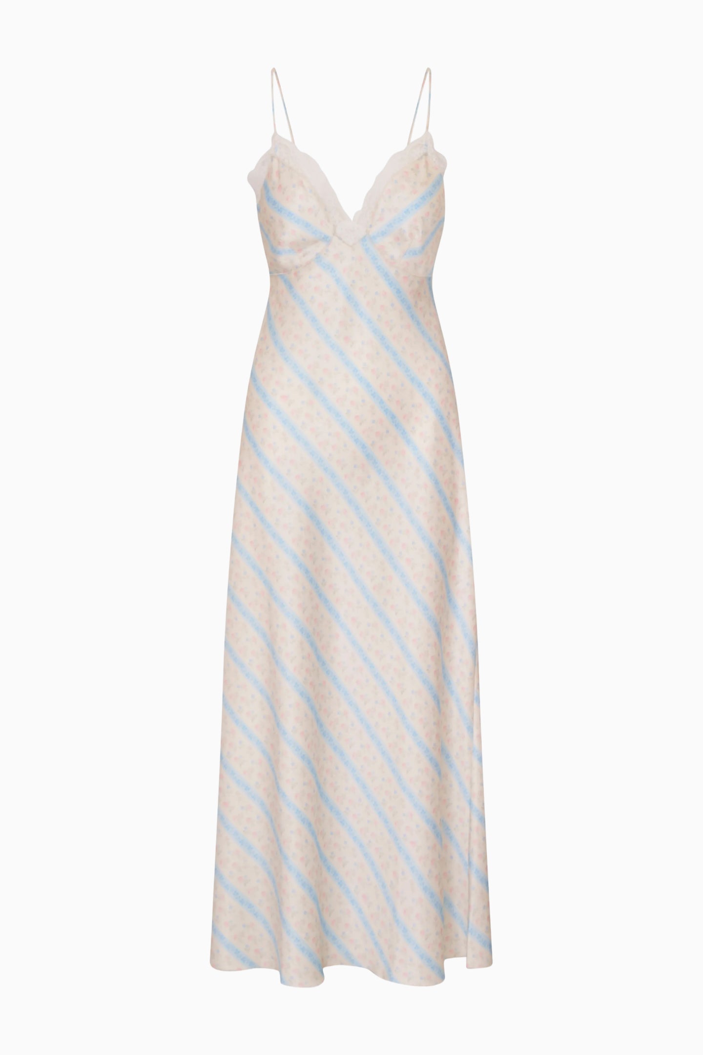 Loveshackfancy Women's Manuela Slip Maxi Dress - Cotton Skies