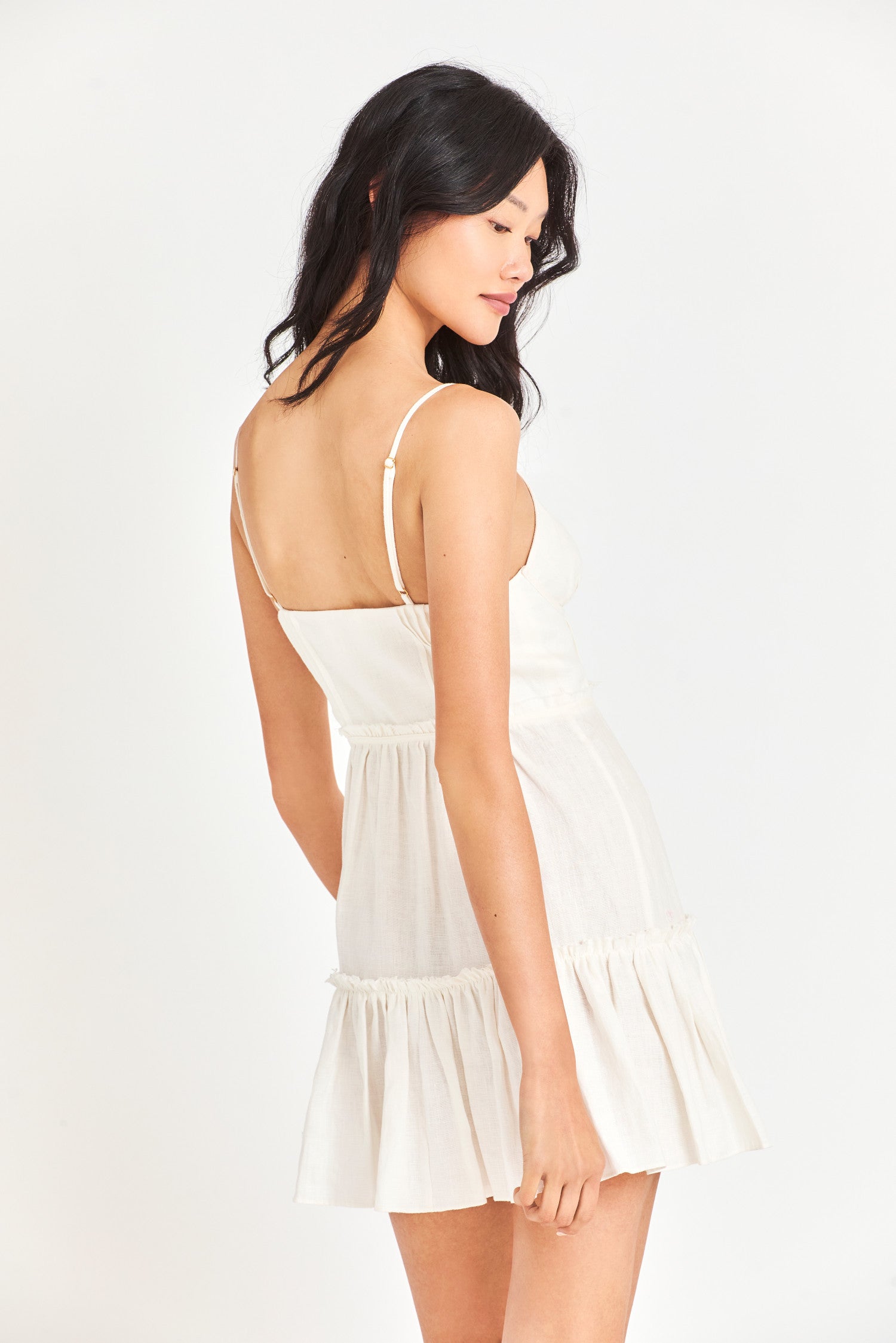 Back image of white Maple Dress