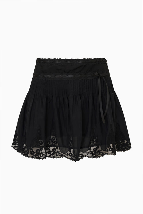 Marais Silk Habotai Mini Skirt