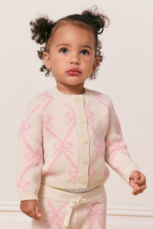 Baby Marlowen Knit Bow Cardigan