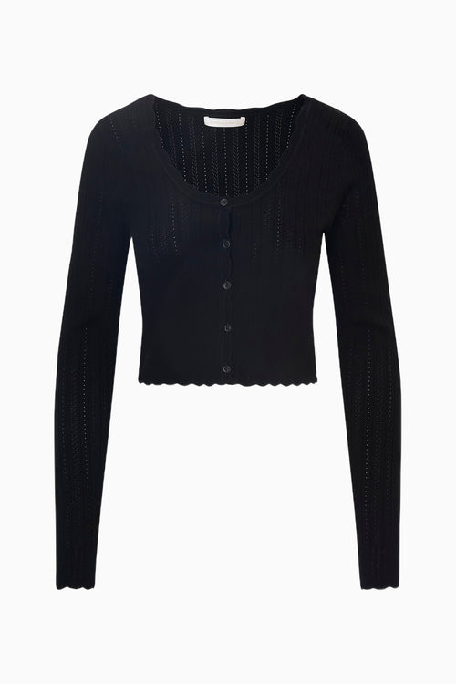 Martti Stretch Pointelle Cardigan