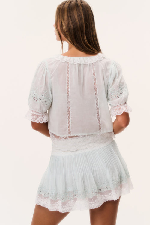 Maurelle Cotton Lace Blouse