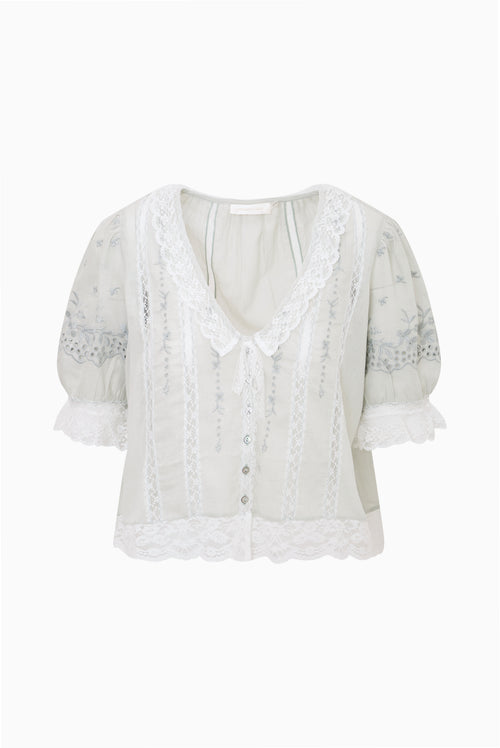 Maurelle Cotton Lace Blouse