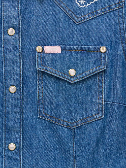 Wrangler x LoveShackFancy Western Snap Shirt
