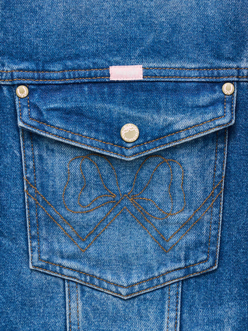 Wrangler x LoveShackFancy Oversized Denim Jacket