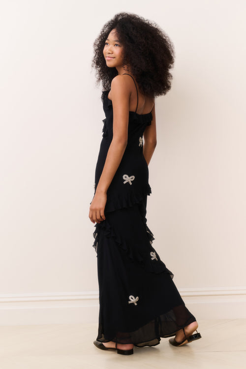 Tween Mini Rialto Crystal Bow Dress