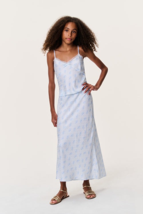 Tween Silk-Blend Kalo Skirt