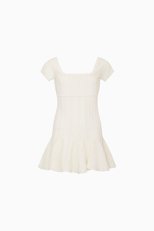 White dress on a white background