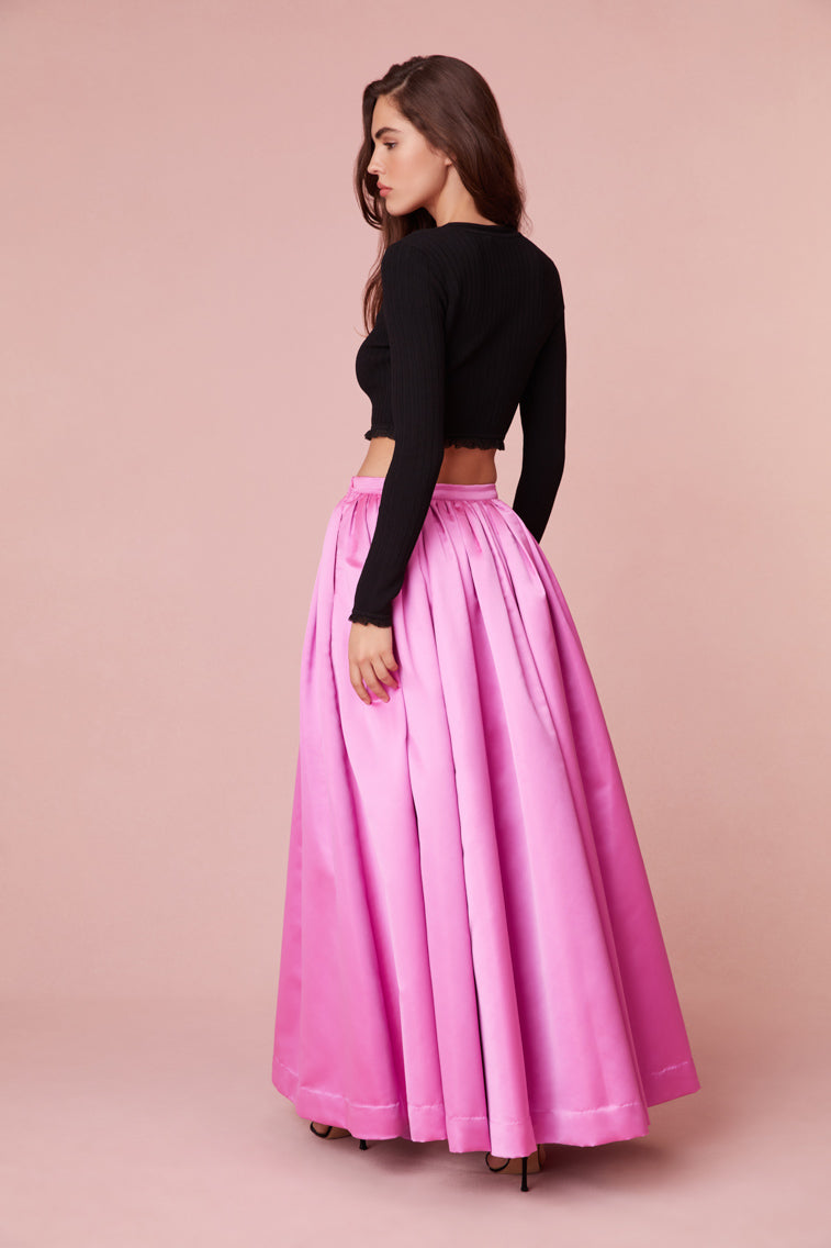 Minita Luxe Satin Maxi Skirt