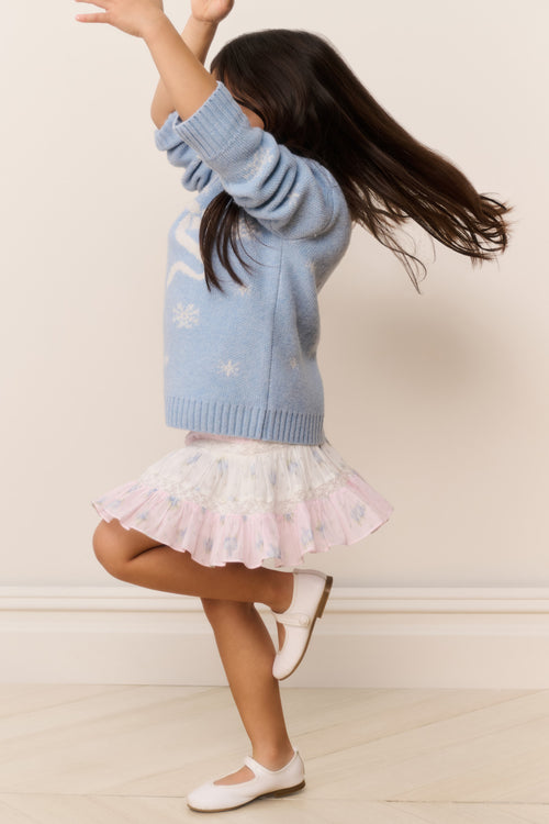 Little Girls Mintley Wool Pullover