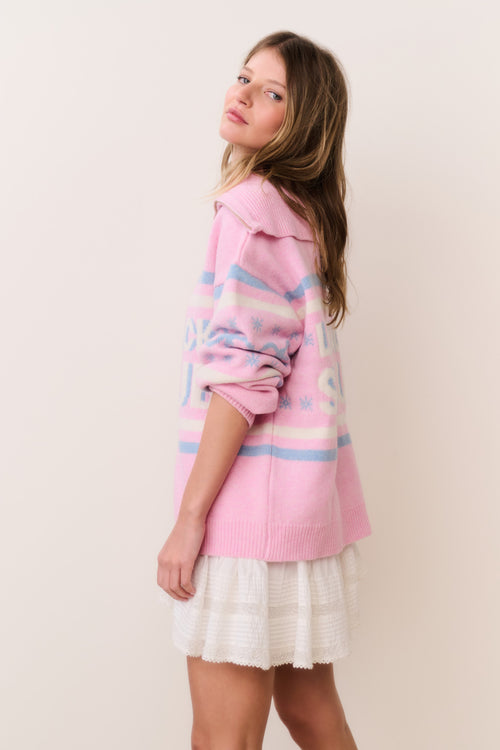 Mitsy Wool Ski Club Sweater