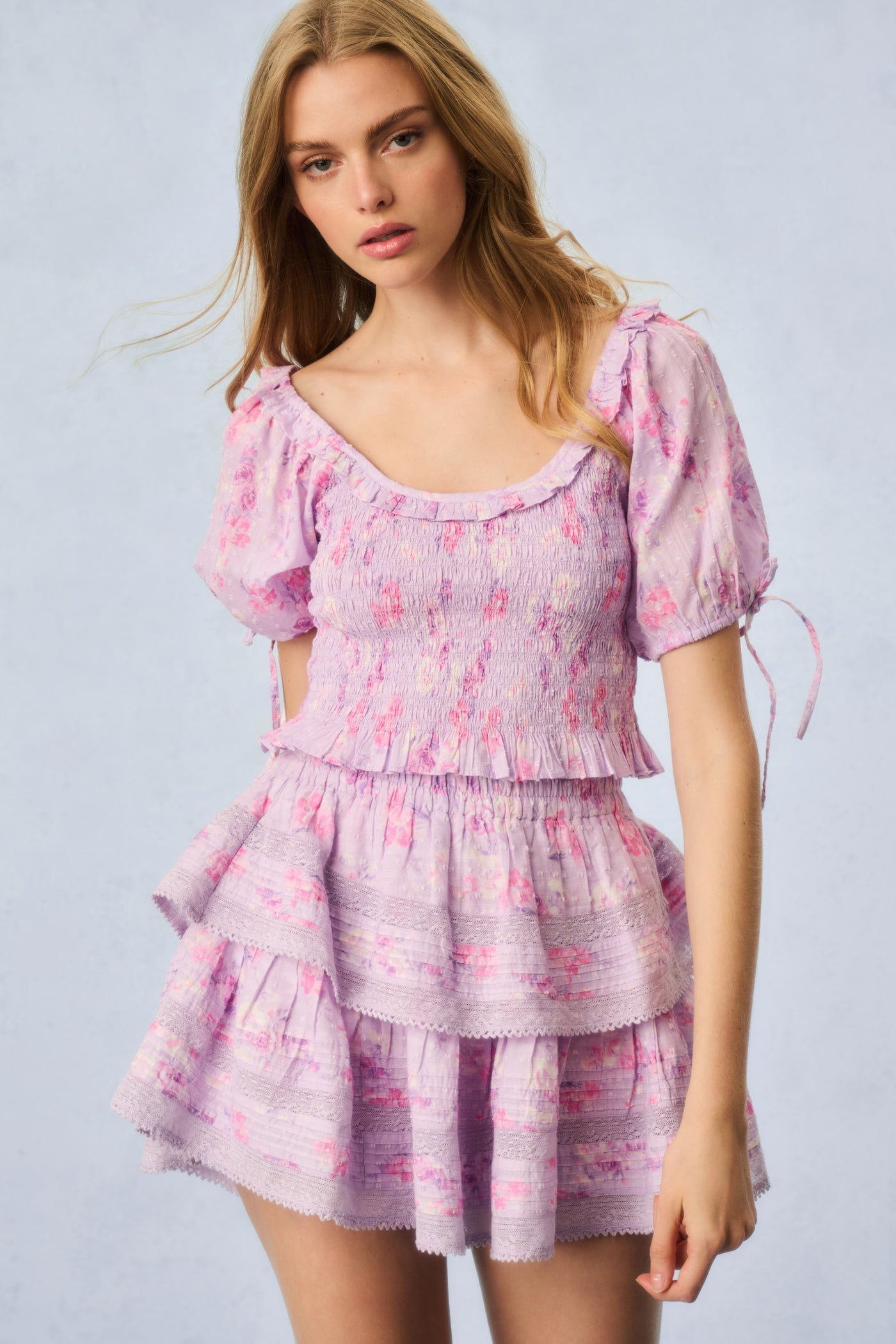 Mollie Pink/Bl Top