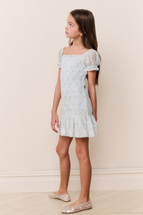 Tween Mosa Floral Cotton Dress