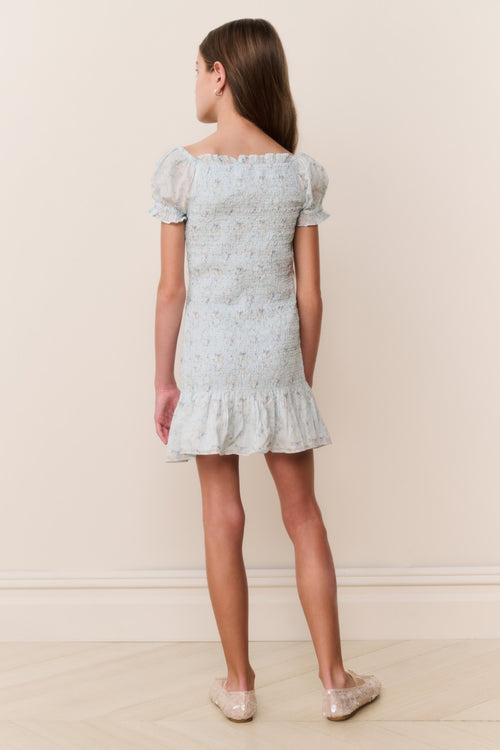 Tween Mosa Floral Cotton Dress
