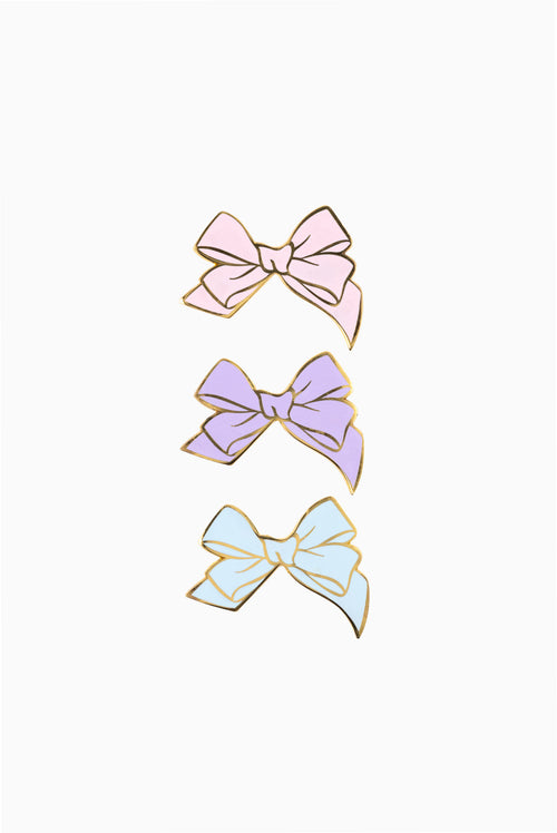 LoveShackFancy │ Yoobi Bows 3 Pack Enamel Magnets