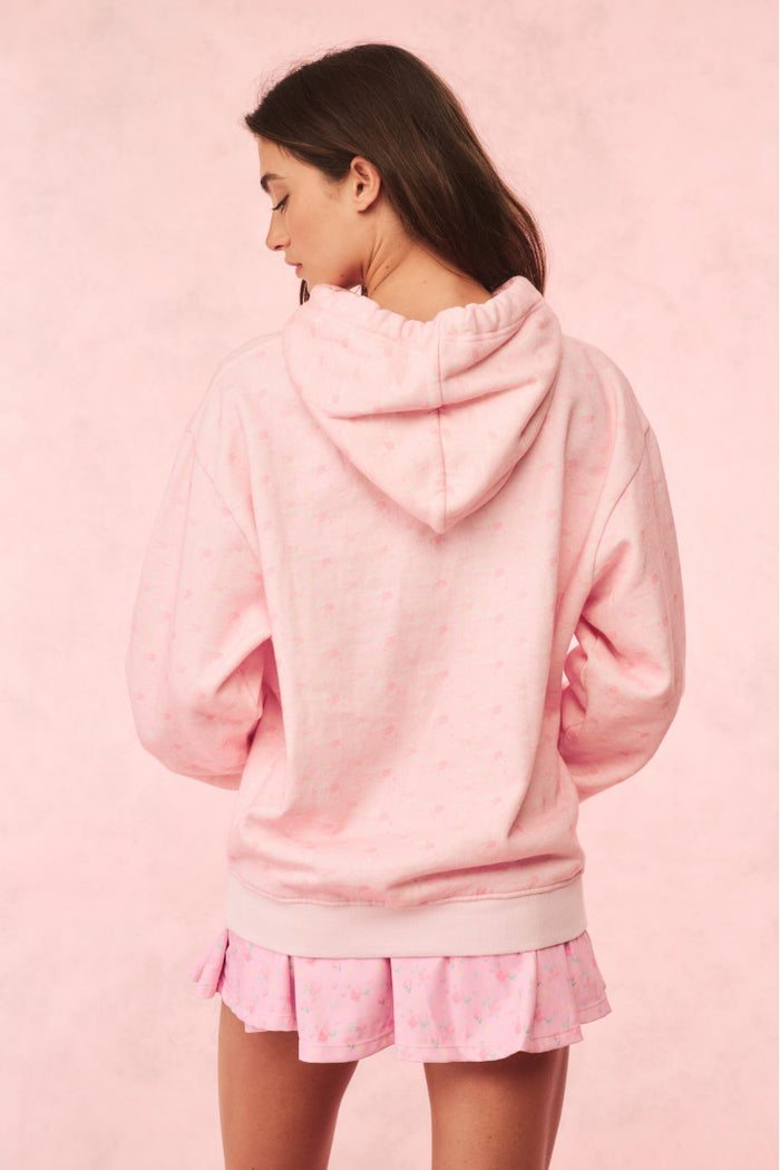 Nacova Cotton Oversized Hoodie - CHAPPARAL BLUE