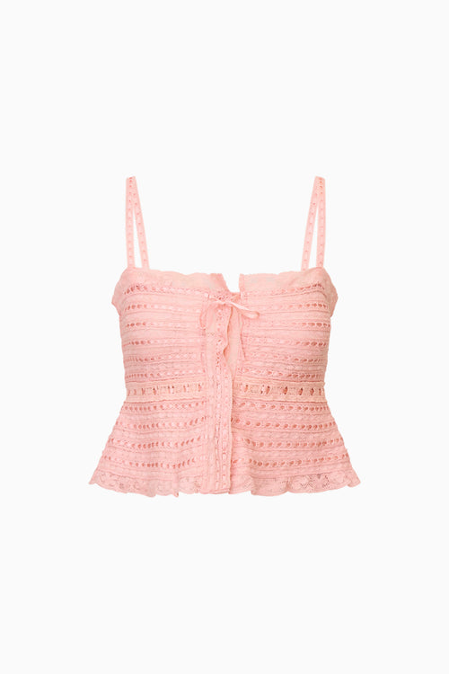 Niraya Woven Cotton Sleeveless Top