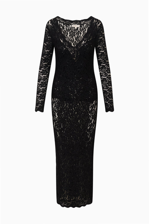Niven Stretch Lace Midi Dress