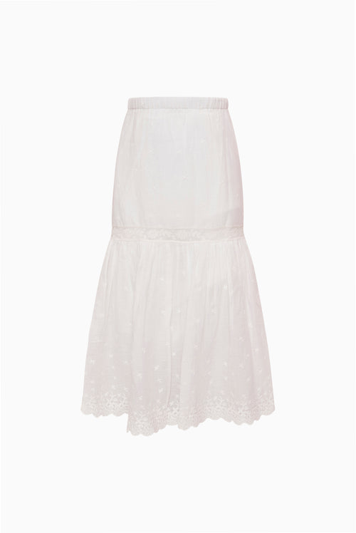 Little Girls Cotton Lace Norael Skirt