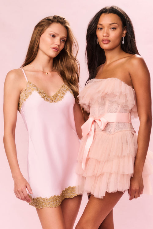 Nuella Tiered Tulle Mini Dress