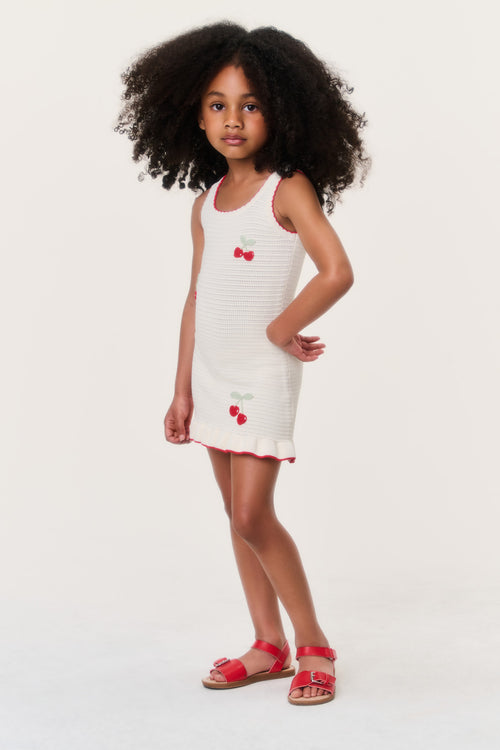 Little Girls Ottie Cherry Dress