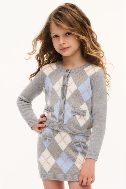 Little Girls Argyle Renilly Cardigan