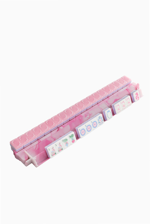 Oh My Mahjong Pink Quartz Rack and Pusher Set