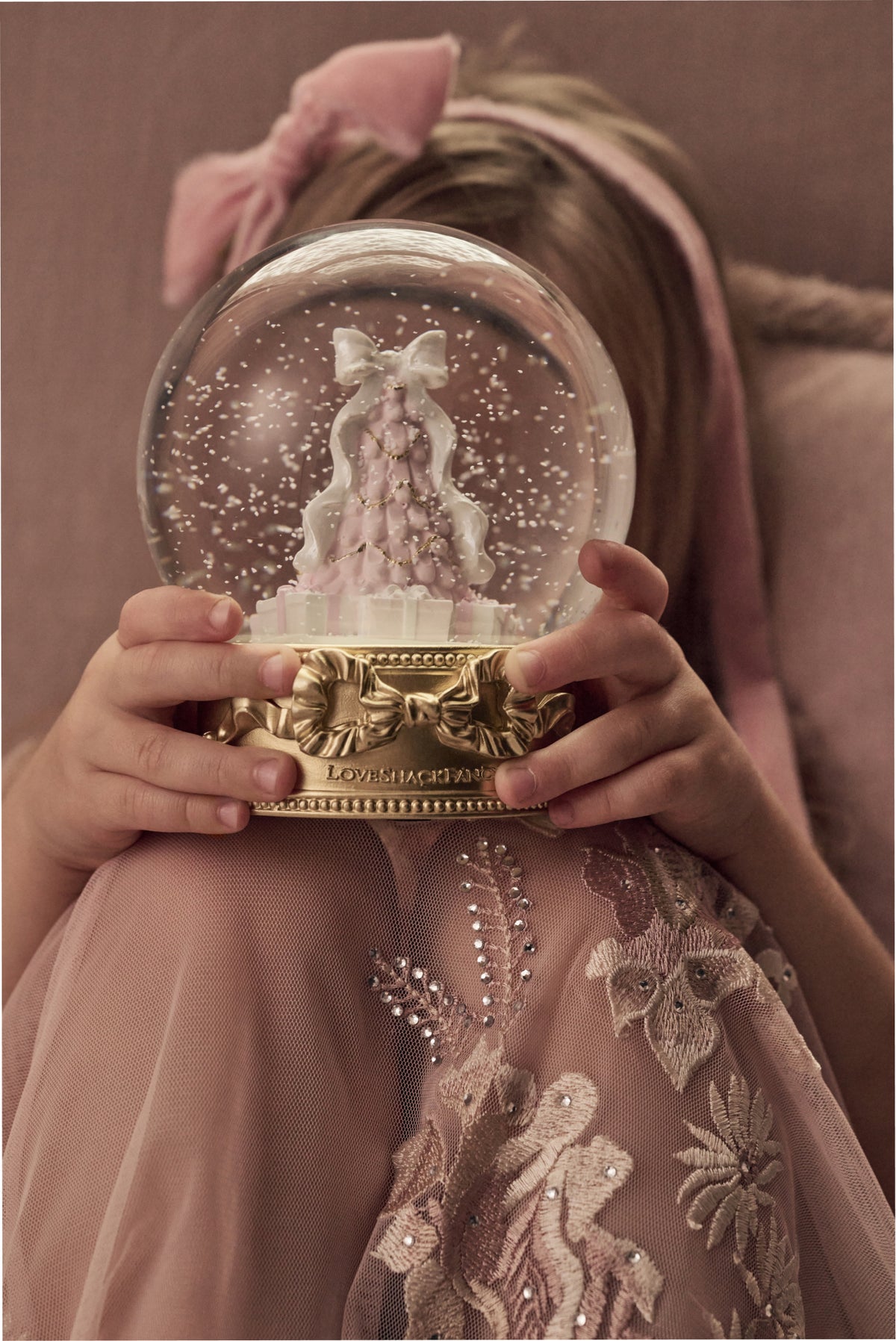 Ballet Slipper Tree Snow Globe