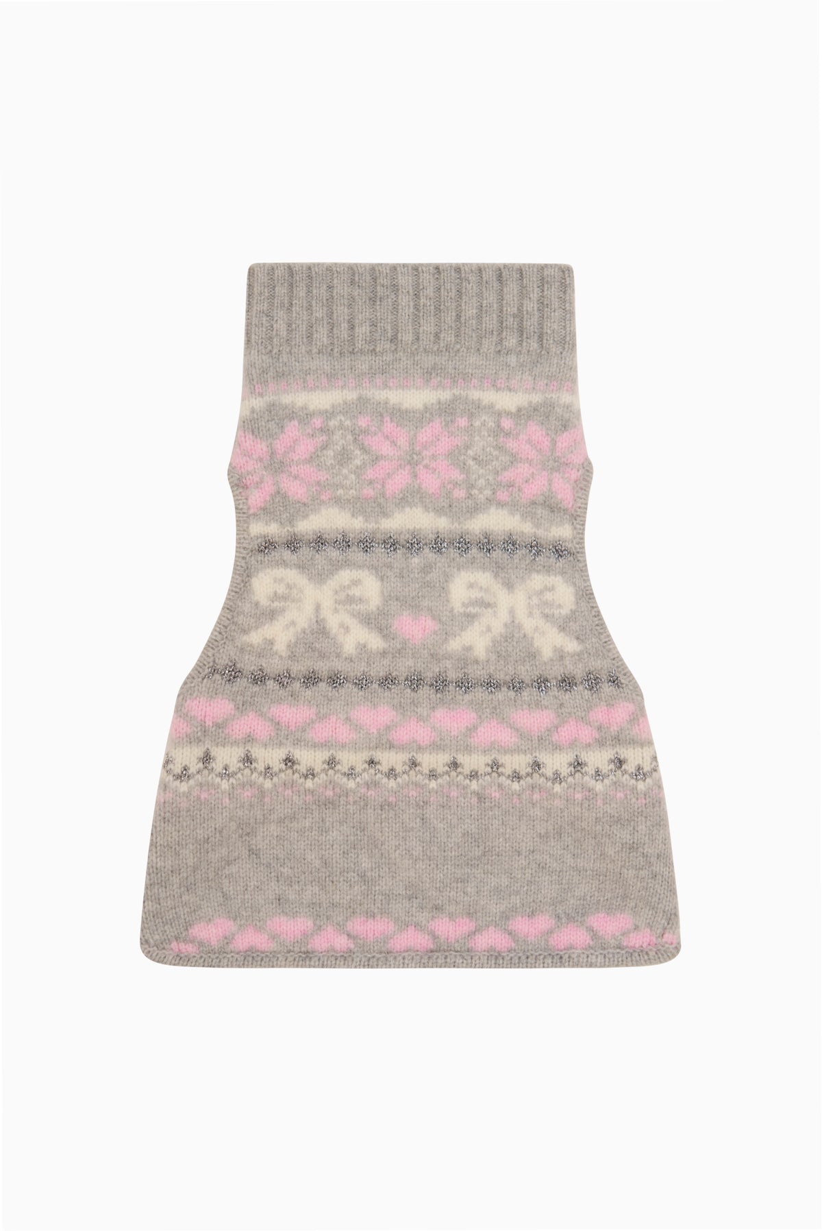 Arinda Fair Isle Wool Dog Sweater