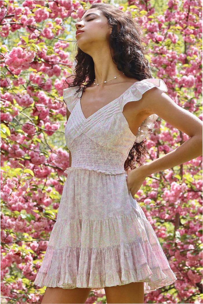 Made With Liberty Fabrics Preseline Mini Dress