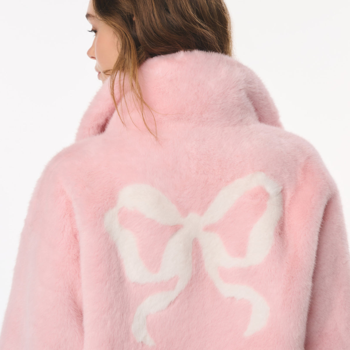 LoveShackFancy x MAX&MOI Vanessa Faux Fur Jacket