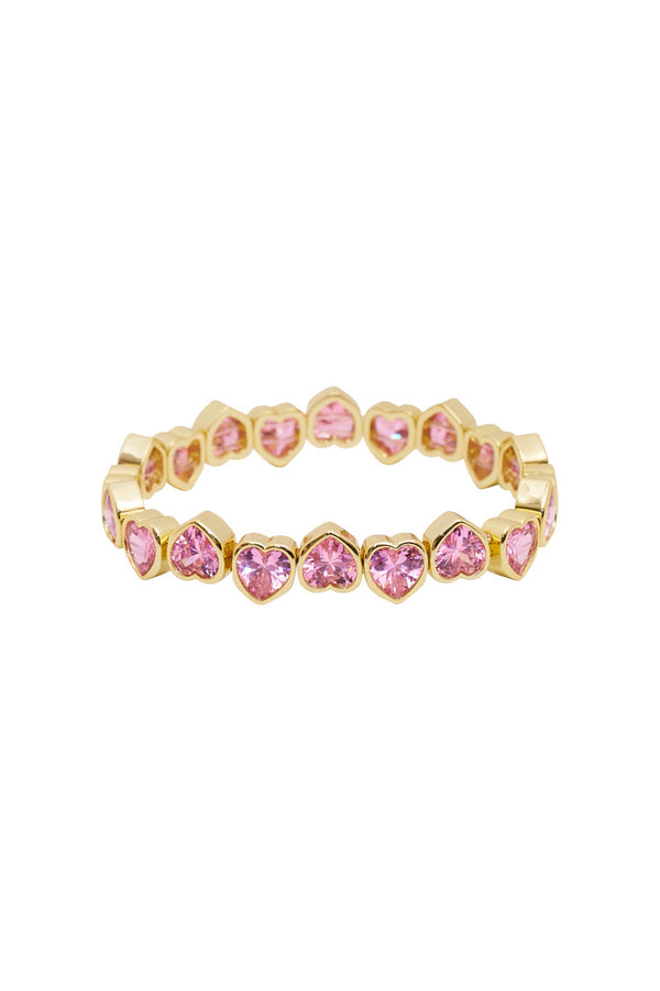Erin Wachs Small Heart Stretch Bracelet - MULTI main image 0