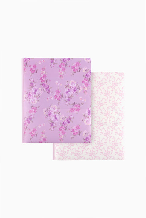 LoveShackFancy │ Yoobi Happy Thoughts & Coquette Bow 2 Pack Folders