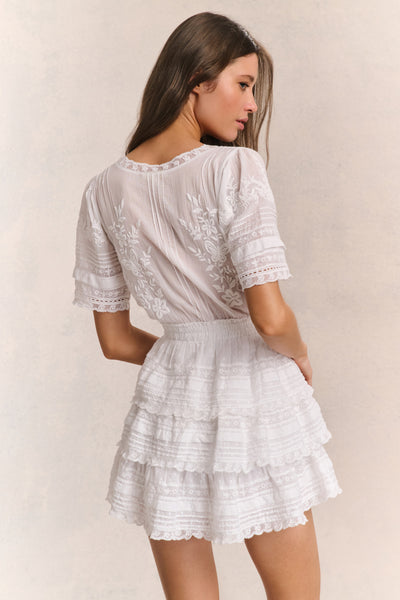 Quincy Low V Back Mini Dress