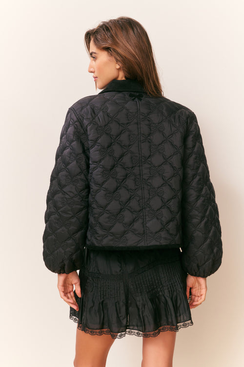 Quinlette Quilted Bow Jacket