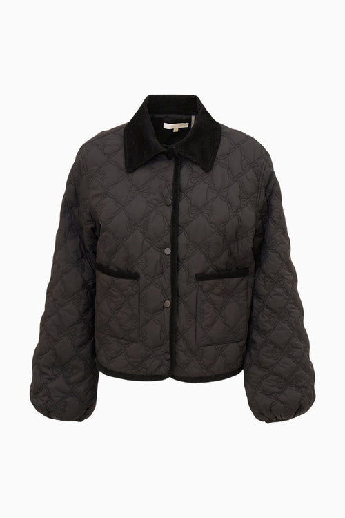 Quinlette Quilted Bow Jacket
