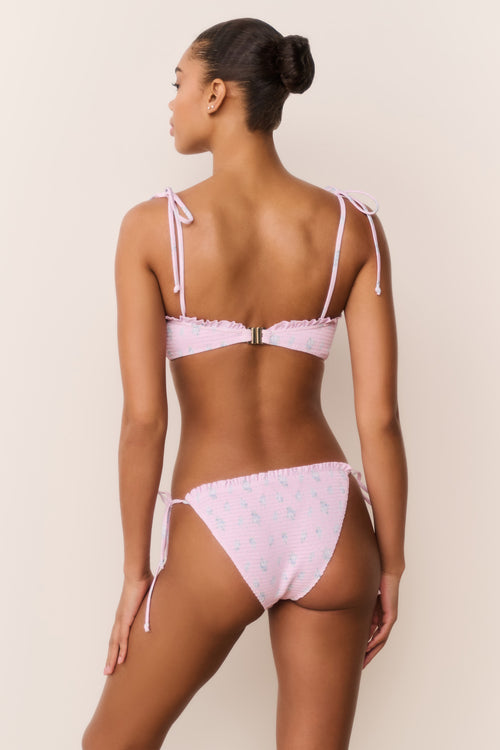 Quinley Smocked Floral Bikini