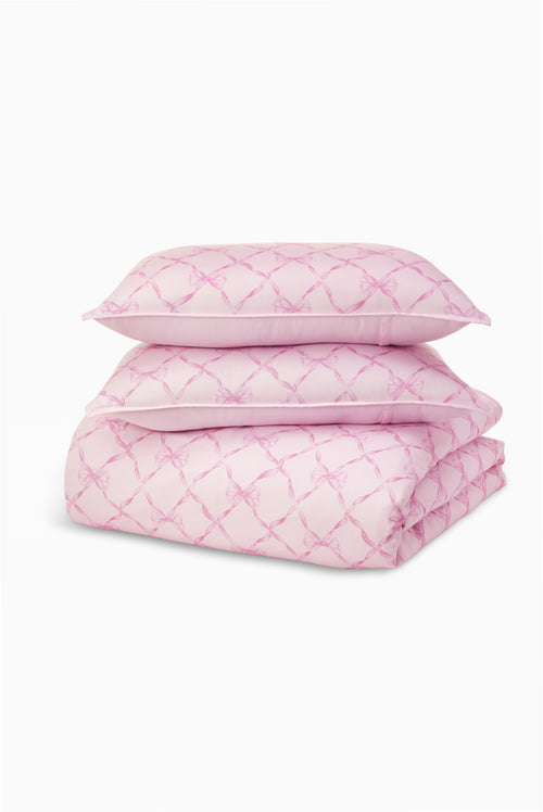 Sweetheart Printed Duvet Cover + Sham Set