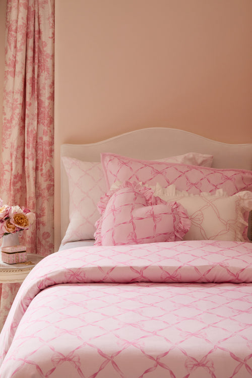 Sweetheart Printed Duvet Cover + Sham Set