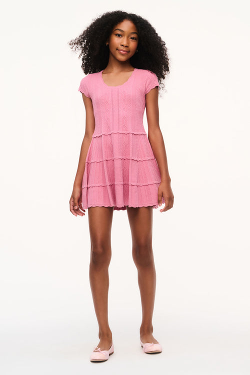 Tween Stretch Pointelle Reigh Dress