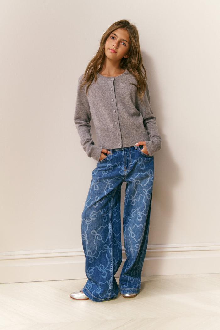 Girls Reno Bow Jeans
