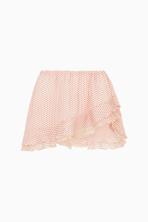 Renza Polka Dot Mini Skirt