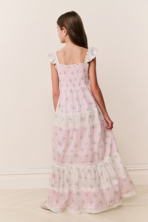 Tween Rhiannon Mixed Print Maxi Dress