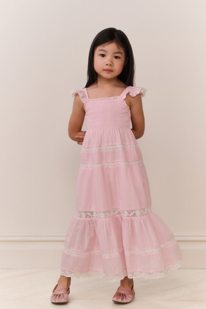 Little Girls Rhiannon Cotton Maxi Dress