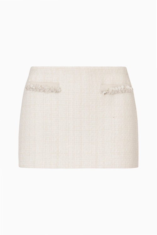 Rhonna Tweed Mini Skirt