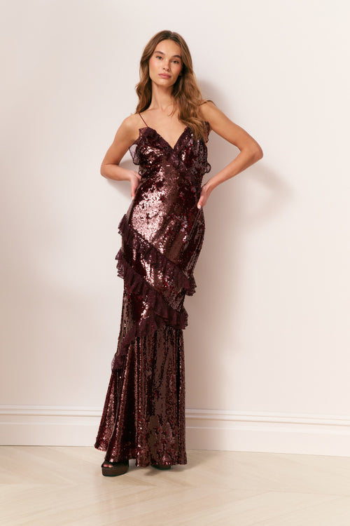 Rialto Sequin Maxi Dress