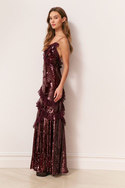 Rialto Sequin Maxi Dress
