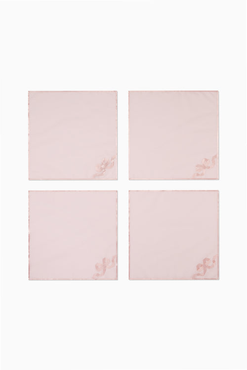 Ribbon Bow Napkin Set of 4