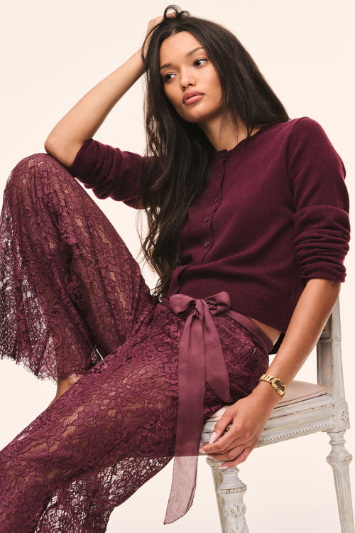 Cameryn Classic Cashmere Cardigan